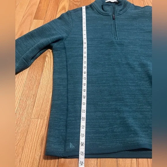 UNTUCKit Kezoh long sleeve quarter zip pullover sweatshirt sweater men’s medium - Picture 9 of 10